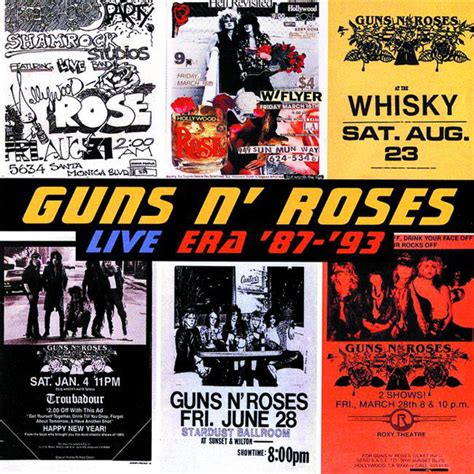 Guns N' Roses - Live Era '87-'93 at Discogs