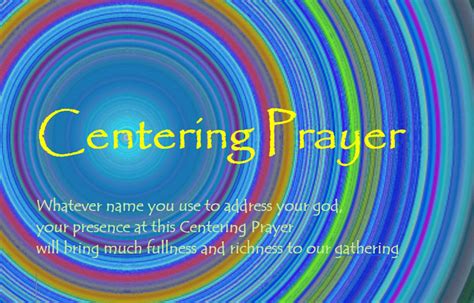 Centering Prayer | earthwalk Center for Wholeness