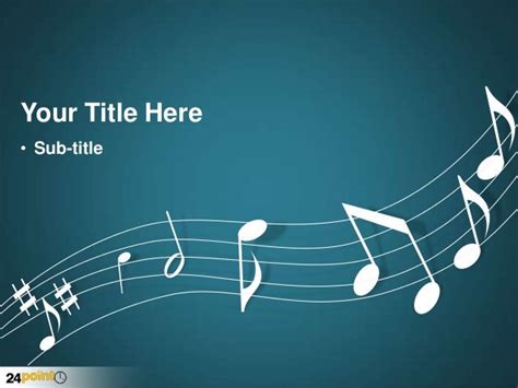 Musical Notes Template PowerPoint