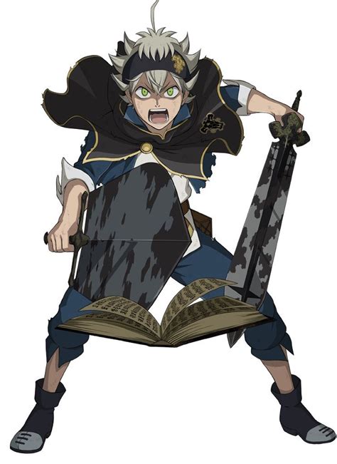 Asta - Two swords | Black clover manga, Black clover anime, Clover