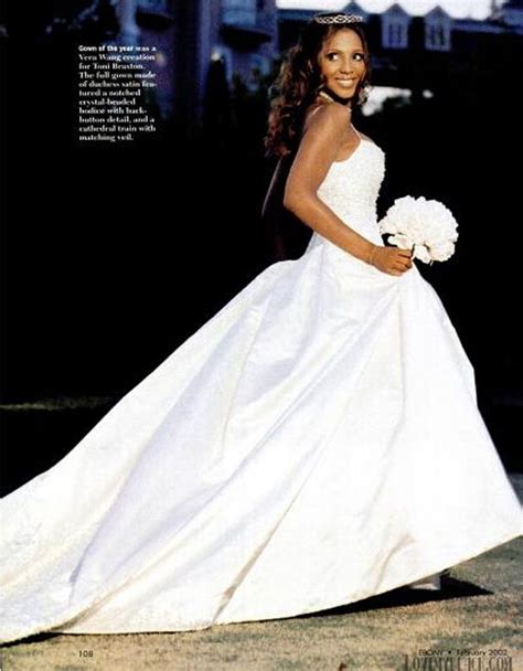 Toni Braxton's wedding dress | Celebrity wedding dresses, Wedding dress ...