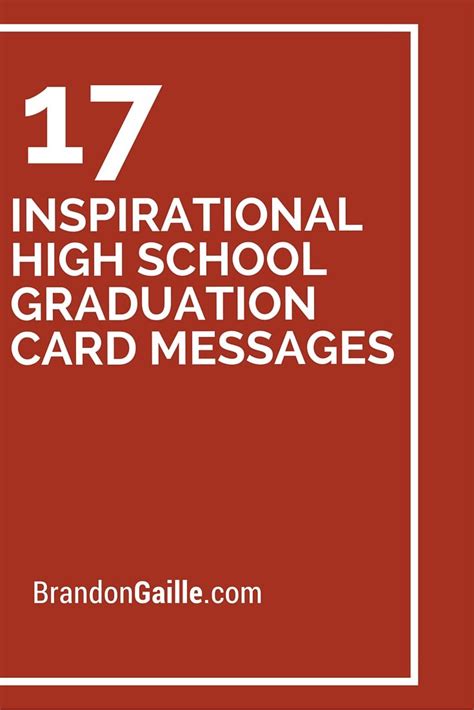 Best 12 19 Inspirational High School Graduation Card Messages – Artofit