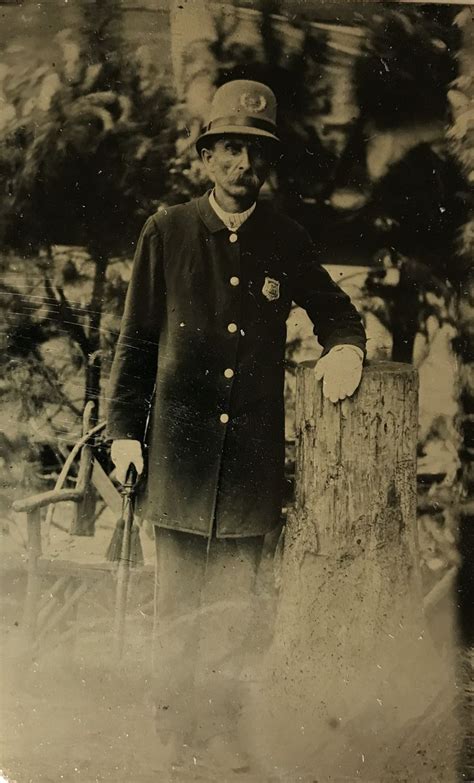 Virgil Earp on a sixth plate tintype. This image was highly likely taken around the late ...