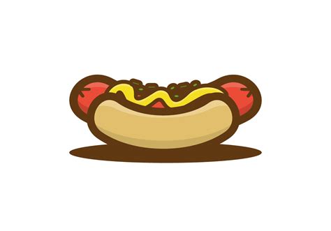 Cute Hotdog Illustration 95293 Vector Art at Vecteezy