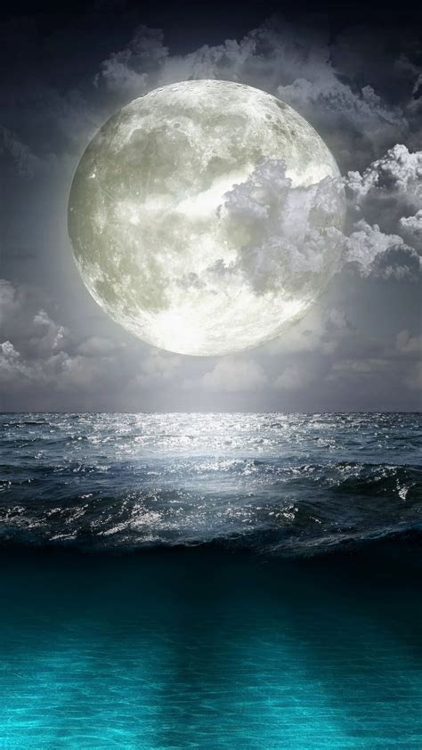 Super Moon Blue Ocean Moon Moon, Moon Art, Blue Moon, Moon Phases, Beautiful Moon, Gorgeous ...