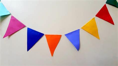 Easy Party Bunting | Triangle Banner | DIY Flag Banner | DIY For Kids ...