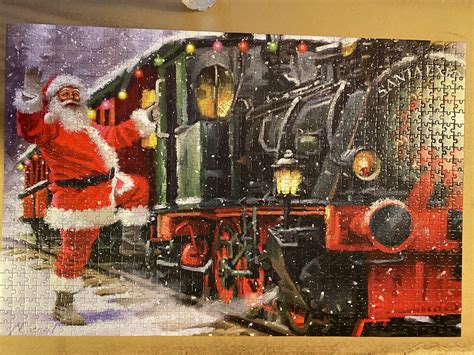 Christmas puzzle. Seesaw, 1000 pieces : r/Jigsawpuzzles