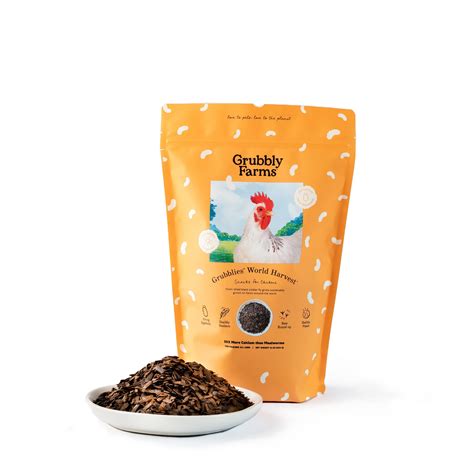 Buy Grubblies Chicken Treats - Dried Black Soldier Fly Larvae - ier Than Mealworms for Chickens ...