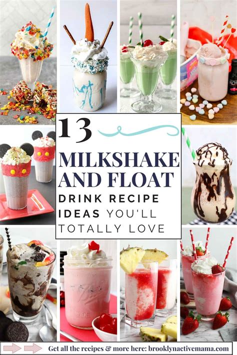 13 milkshake and float drink recipes - Brooklyn Active Mama