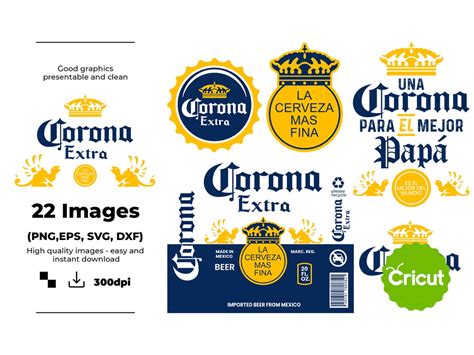 Corona PNG Corona Extra Beer Logo SVG Bundle Corona Beer | Etsy