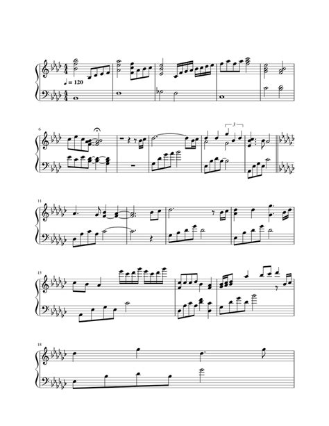 Reflection - Mulan(Cover) Sheet music for Piano (Solo) | Musescore.com