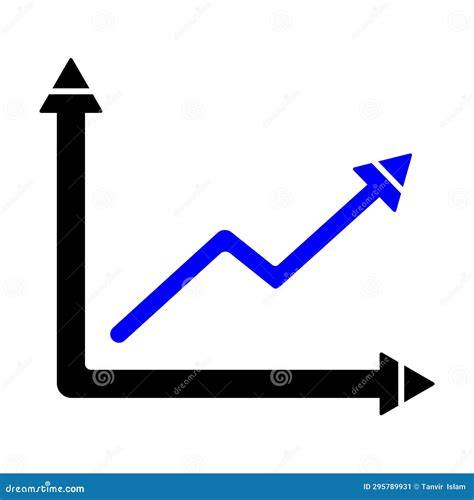 Growth Graph icon stock illustration. Illustration of icon - 295789931