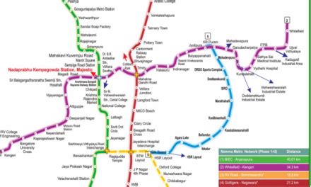 Namma Metro Phases in Detail - BangaloreMetroTimings.com