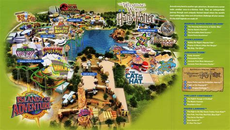 Mapa de Islands of Adventure Orlando | Blog de viajes | Viajar es lo mío