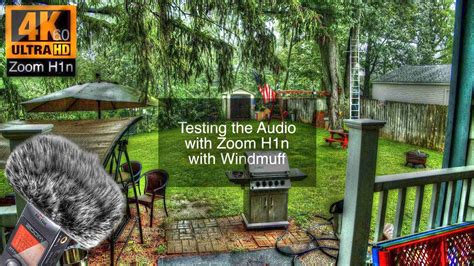 Zoom H1n Audio Test in the Rain - YouTube