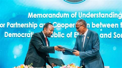 Ethiopia, Unrecognized Somaliland Signed Memorandum to Secure Addis Ababa’s Access to Sea - 01. ...