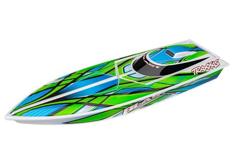 Traxxas Blast RTR 24-inch Deep-V Boat with ESC, GREEN TRA38104-1-GREEN ...