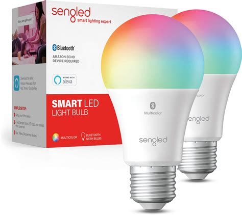 Buy Sengled Smart Light Bulbs, Bluetooth Mesh Color Changing Light Bulb, Smart Bulbs That Work ...