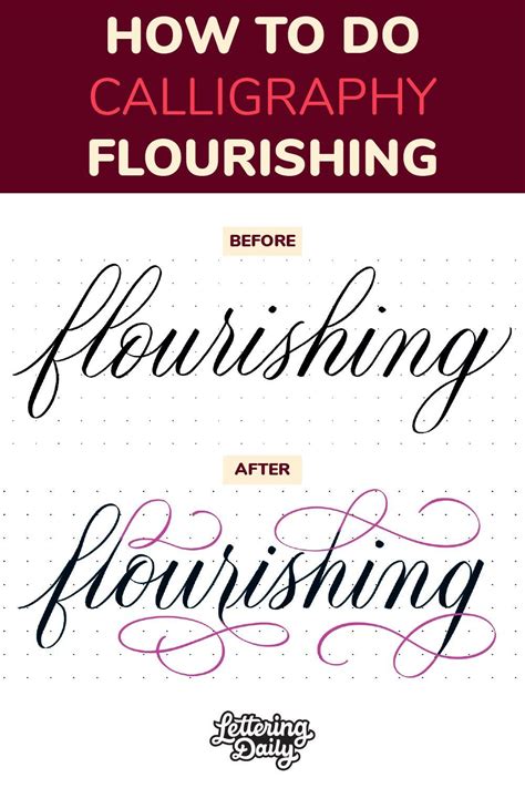 HOW TO GET STARTED WITH CALLIGRAPHY FLOURISHING in 2021 | How to do calligraphy, Brush lettering ...