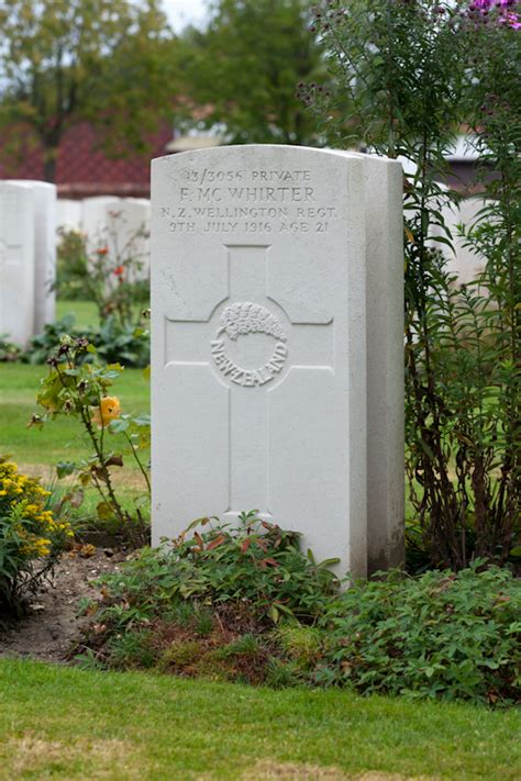 Frank McWhirter | New Zealand War Graves Project