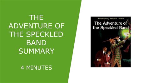 The Adventure of the Speckled Band Summary - YouTube