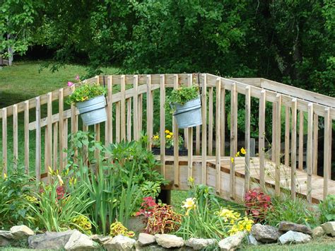 Wooden bridge | Garden bridge, Garden, Outdoor structures