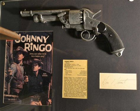 Johnny Ringo custom display w/Denix revolver