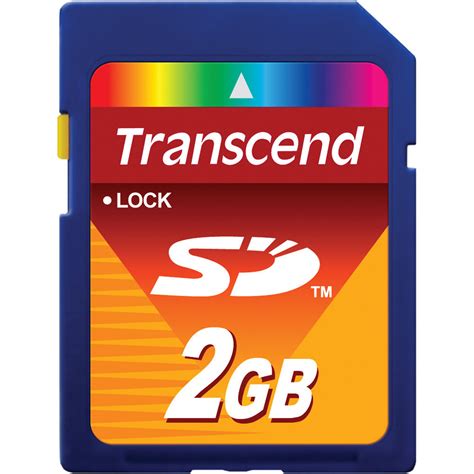 Transcend 2GB SD Memory Card TS2GSDC B&H Photo Video