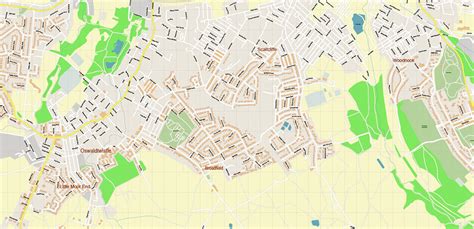 Blackburn UK Map Vector City Plan High Detailed Street Map editable Adobe Illustrator in layers