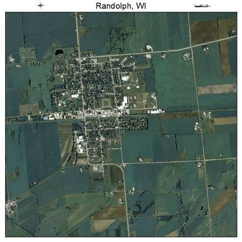 Aerial Photography Map of Randolph, WI Wisconsin