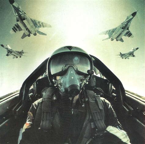 MiG 29s from a MiG 29 [1024x1021] | Jet fighter pilot, Air fighter ...