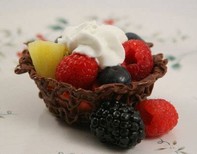 Childmade Tutorials: Chocolate Fruit Baskets