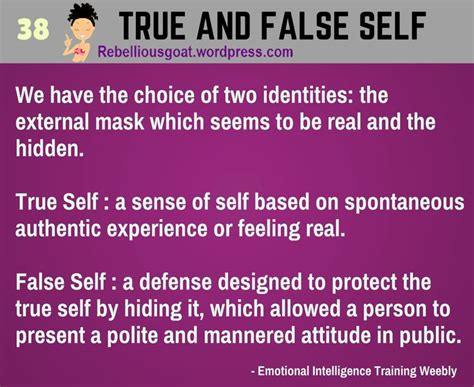 Psychology 38 - True and False Self #psychologicalfactsdisorders | Psychology facts, Psychology ...