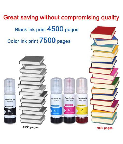 JIMIGO INK FOR EPSON L3111 Black Pack of 2 Ink bottle for Refill ink Epson L3110,L3100,L3101 ...