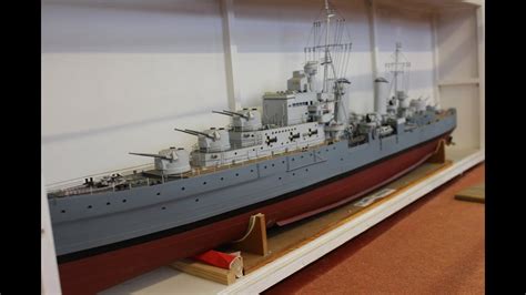 RC HMS Dido - WW2 Anti-Aircraft Cruiser - Deans Marine showroom - YouTube