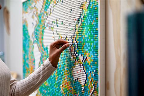 Lego Art 31203 World Map Review – Topographic Map of Usa with States