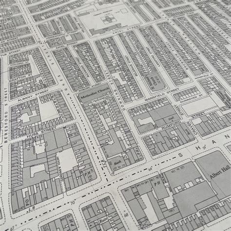 Vintage Ordnance Survey Map of Shankill Road - OTSE