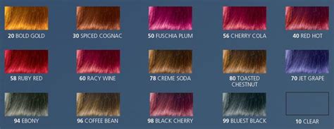 jazzing hair color hair color chart hair color - clairol jazzing temporary hair color | jazzing ...