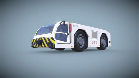 Pushback Tractor - Buy Royalty Free 3D model by Adam_Si [df349ed] - Sketchfab Store