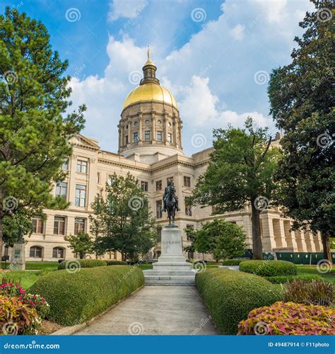 Georgia State Capitol Building in Atlanta, Georgia Stock Photo - Image ...