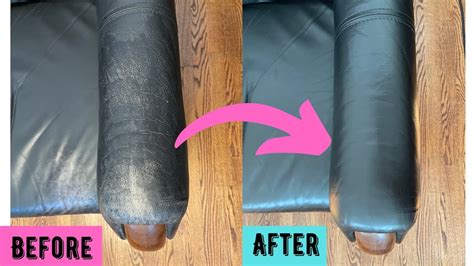 How to Repair a Leather Couch QUICK & EASY with Leather Furniture Paint ...