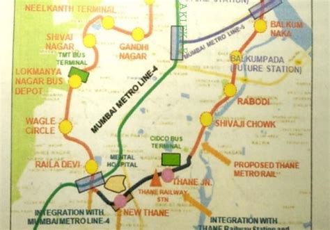 Thane Metro Map