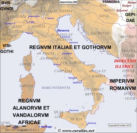 Map Of Europe Apennines