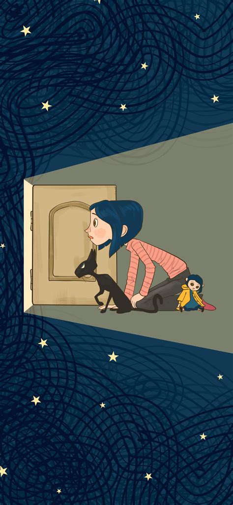 Coraline Door to the Other World Wallpaper - Cartoon Wallpaper for Phone