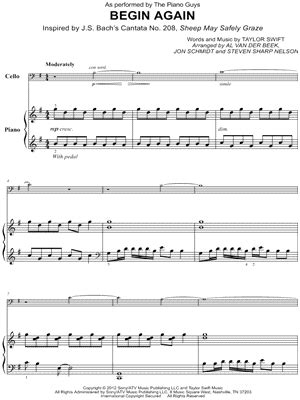 "Begin Again" Sheet Music - 12 Arrangements Available Instantly - Musicnotes