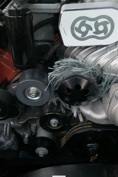 Broken supercharger belt after anti slip install... | SRT Hellcat Forum