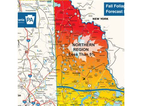 How Directions Explained Pocono Mountains Fall Foliage Map - Outbound Lynx