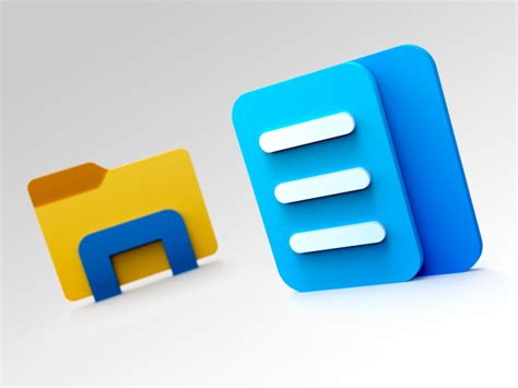 Windows 10 Notepad Icon - 3D Version by Turbo on Dribbble