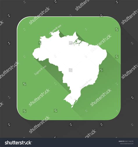 Highly Detailed Brazil Map Borders Isolated Stock Vector (Royalty Free) 2021144270 | Shutterstock