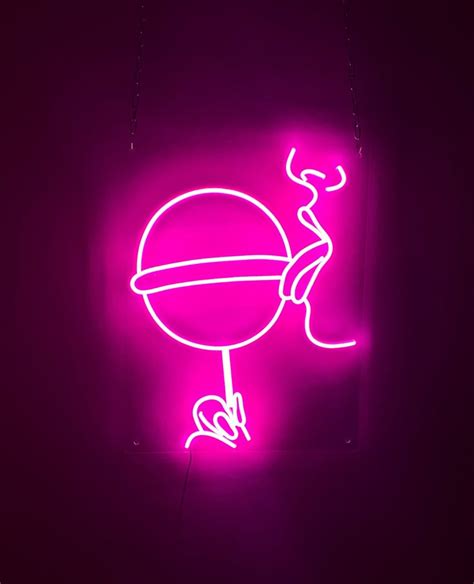 Girl Neon Sign Girl With Lolipop Neon Sign - Etsy | Neon signs, Neon, Neon wallpaper